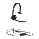 thumbnail of Logitech H570E Auriculares Mono con Microfono USB - Microfono Plegable - Diadema Ajustable - Almohadilla Acolchada - Controle...