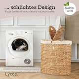 thumbnail of Lycce Wäschekorb 2 Fächer, Wäschebox mit Deckel und Wäschesack