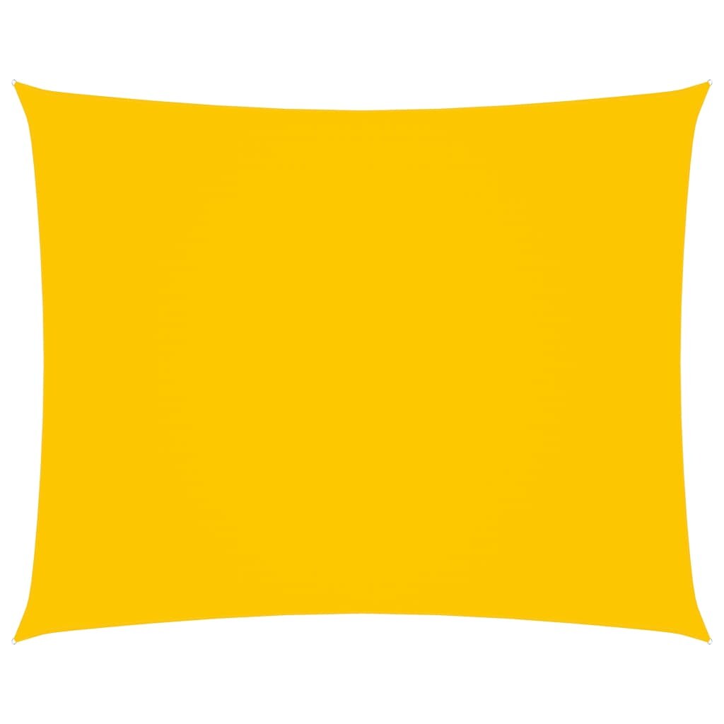 vidaXL Zonnescherm Oxford doek Rechthoekig 2,5x4,5 m Geel