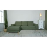 thumbnail of Nordic Sofa mit Chaiselong links gewendet grün.