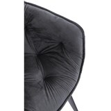thumbnail of Lot de 2 chaises Tanna velours Gris foncé