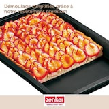 thumbnail of Zenker Black Metallic Pflaumenkuchenblech, Blechkuchen, Kuchen Blech, Backform, Kuchenform, Antihaft Classic, Schwarz, L 42 cm, 6536