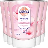 thumbnail of Sagrotan No-Touch Nachfüller Cashmere und Rose Flüssigseife – Für den automatischen Seifenspender – 5 x 250 ml Handseife