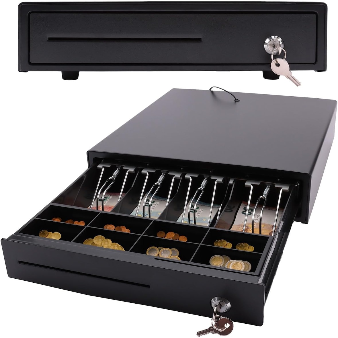 MD 335C Kassenschublade elektrisch Olympia Kassenkompatibel mit RJ11/12 Anschluss