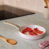 thumbnail of Menastyl - Poele colorama 24cm en aluminium recyclé rose induction