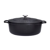 thumbnail of Cocotte ovale 33 cm chasseur noir interieur noir 700.00 cl Ovale Fonte émaillée Chasseur 41.00x26.00 cm