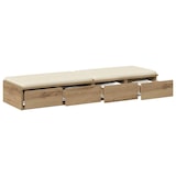 thumbnail of vidaXL Bettschubladen Artisan-Eiche 120 x 36.5 x 16.5 cm Holzwerkstoff