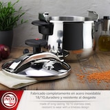 thumbnail of Magefesa Star Bombeada - Olla Express Tradicional 10L, Acero Inoxidable 18/10, Cocina Sana, Para Inducción, Reparto del Calor, Válvula Giratoria,