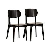 thumbnail of METRO PROFESSIONAL Restaurantstuhl Caldaro 2er Set, Buchenholz, wenge