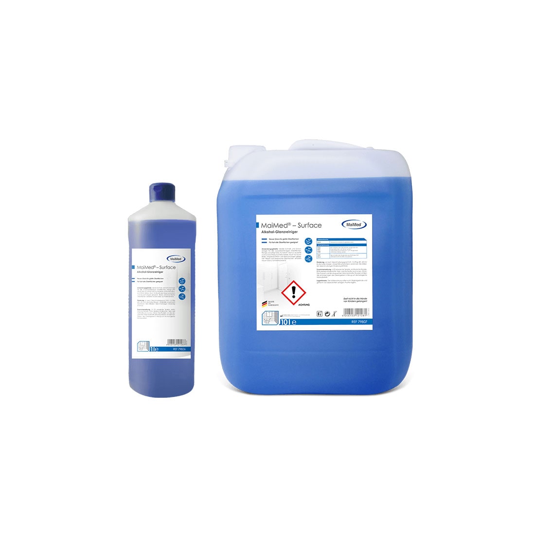 MaiMed Surface Alkohol Glanzreiniger Biologisch abbaubar | reinigt und pflegt – 1000 ml