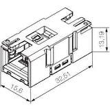 thumbnail of Weidmüller Buchseneinsatz RJ45 IE-BI-RJ45-C 1962840000