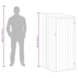 thumbnail of vidaXL Gerätehaus Anthrazit 87x98x159 cm Verzinkter Stahl