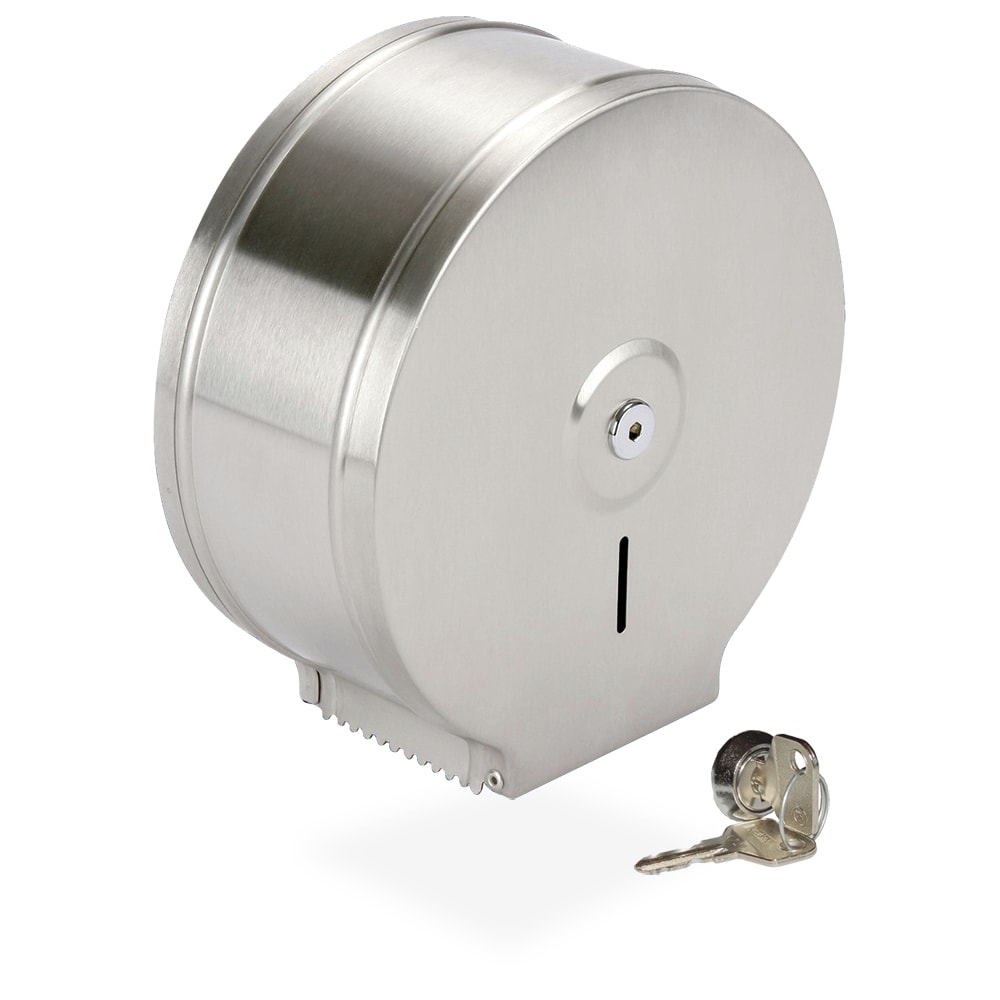 Dispensador de papel higiénico en acero inoxidable