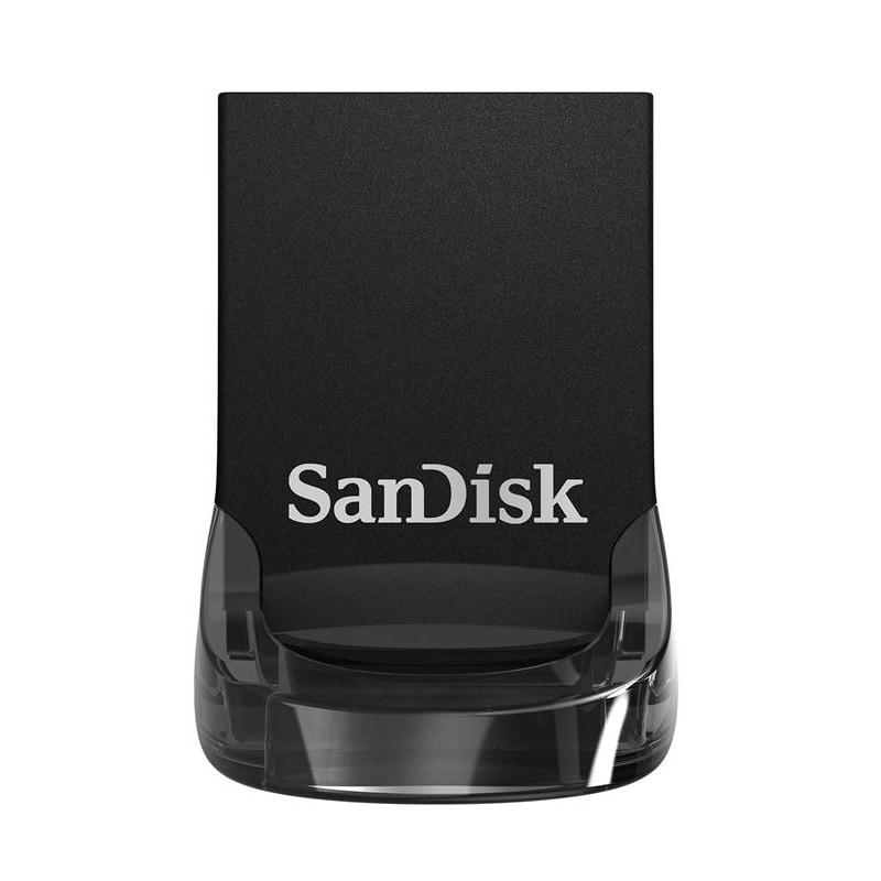 Clé Usb 3.1 Sandisk Cruzer Ultra Fit 256 Go Noir Et Gris