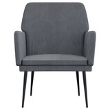 thumbnail of vidaXL Sessel Dunkelgrau 62x79x79 cm Samt