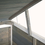thumbnail of XL 1er-/2er-Mülltonnenverkleidung | HxBxT 126x79,5x98 cm | Grau-Weiß | Mülltonnenbox Mülltonnenabdeckung Holz MVG