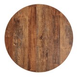 thumbnail of Plateau de table rond Bolero 60 cm effet bois vieilli