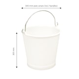 thumbnail of GILAC Seau rond - 13 L - Blanc G615121