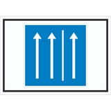 thumbnail of Schild Seitenstreifen befahren Symbol A3 (297x420mm)