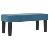 thumbnail of vidaXL Boxspringbett mit Kopfteil Dunkelblau 200 x 90 cm Samt