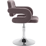 thumbnail of Sedia lounge Dublin in similpelle marrone