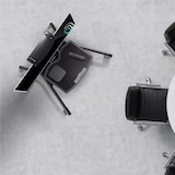 thumbnail of ONKRON zusätzliche AV-Ablage für TV-Ständer Standfuss TS1881-BLK / WHT höhenverstellbar tragbar bis 4,5 kg LxB 510x320 mm APT1881 Schwarz