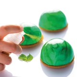 thumbnail of METRO PROFESSIONAL Halbkugel Backform 6er, Silikon, 30 x 17.5 x 3.5 cm, temperaturbeständig -60 bis +230 °C, stapelbar, orange