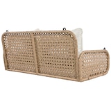 thumbnail of Merax PE-Rattan-Schaukel-Doppelsitz, Hängeschaukel für den Garten im Freien, mit Kissen und 2 Ketten, belastbar 320 kg, beige