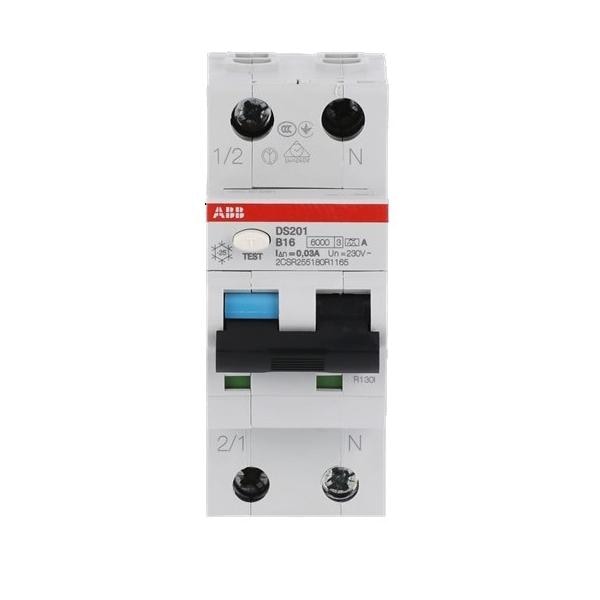 ABB Stotz S&J FI/LS-Schalter DS201A-B16/0,03 2CSR255180R1165