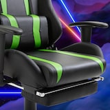 thumbnail of SVITA Stuhl Bürostuhl Schreibtischstuhl Drehstuhl Fußablage ergonomisch schwarz grün