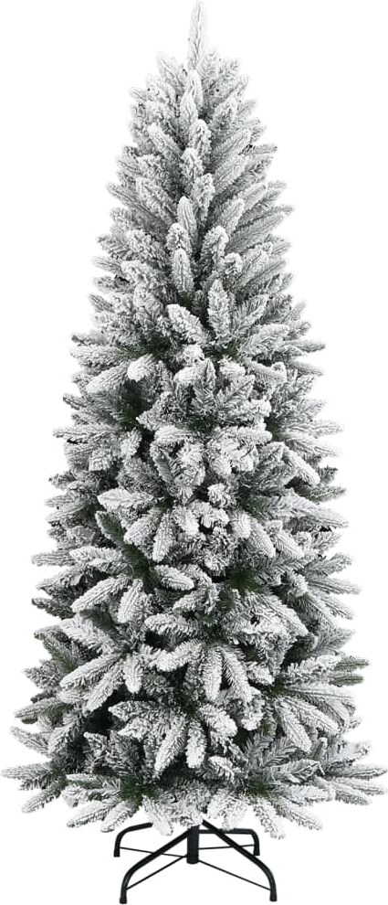 vidaXL Künstlicher Weihnachtsbaum Beschneit 120 cm PVC&PE