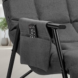 thumbnail of Chaise à bascule Cathy Gris foncé/Tissu