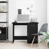 thumbnail of vidaXL Schreibtisch mit Speicher Schwarz Eichen-Optik 100 x 50 x 76 cm