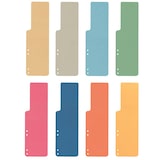 thumbnail of Aktenschwänze 100x320mm 320g/qm 4-fach gelocht VE=100 Stück blau