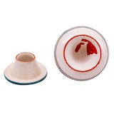 thumbnail of Posacenere artigianale in ceramica antiodore e antivento decorato a mano perfetto per interni ed esterni elimina gli odori delle sigarette