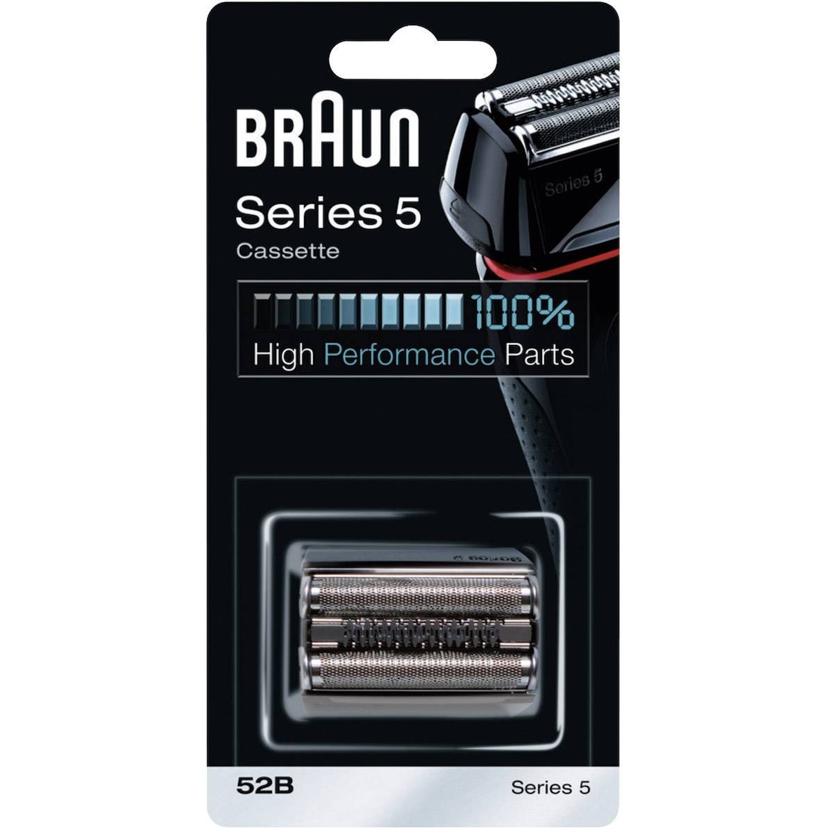 Braun 52B Scherkopf Schwarz 1 St. 072164