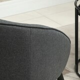 thumbnail of Loungesessel Polstersessel Akzentstuhl 65x71x75 cm Grau mit tiefem Sitz, abnehmbarem waschbarem Sitzkissen, Massivholzfüßen