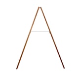 thumbnail of Kreidetafel Kundenstopper mit Logoplatte Europel 660x1280 mm DELUX naturholz 356247