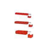 thumbnail of PROREGAL 10x Wandleiste für Sichtlagerboxen (ohne Boxen) | HxBxT 17,5x41,5x61,5cm | Wandhalterung, Kleinteileaufbewahrunghalterung