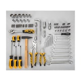 thumbnail of Malette à outils 84 pièces Chrome vanadium Boite à outils Finition chromée satinée VITO