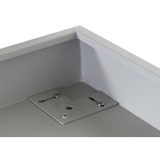 thumbnail of 2er-Fahrradgarage mit Pflanzkasten HWC-L56b, Fahrradbox, abschließbar verzinkter Stahl 123x113x208cm ~ hellgrau