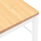 thumbnail of vidaXL Esszimmerstühle 2 Stk. Weiß Massivholz Gummibaum