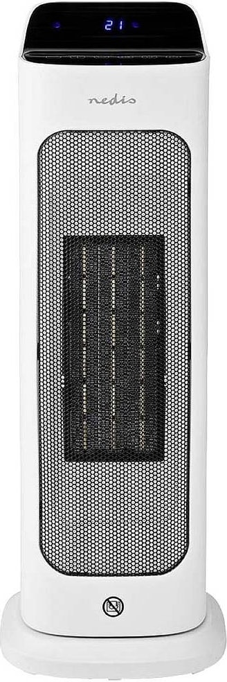 Nedis HTFA20WT Keramik-Heizlüfter HTFA20WT  20 m² Weiß, Grau