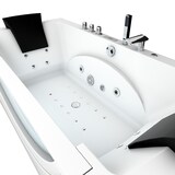 thumbnail of Whirlpool Pool Badewanne Eckwanne Wanne W81H-A-SC 90x180cm aktive Schlauch-Reinigung