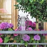 thumbnail of Relaxdays Regenmesser Vintage mit Erdspieß, Deko Niederschlagsmesser, antik, 12cm 5 inch, Glas, Metall, verziert, bronze