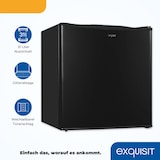 thumbnail of Exquisit Mini Gefrierschrank GB40-150E schwarz | 31 l Nutzinhalt | Schwarz
