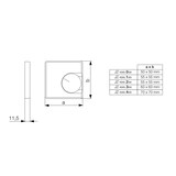 thumbnail of Alre-it Abdeckung 55x55mm JZ-008.101 UN990029