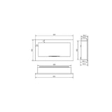 thumbnail of Lareira embutida a bioetanol INSIDE 900 Infire com vidro