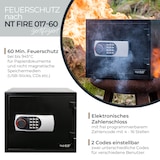 thumbnail of HMF 46161 Feuerfester Tresor mit Zahlenschloss, 41,2 x 35,5 x 36,3 cm, Schwarz