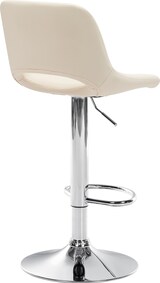 thumbnail of CHEFGASTRO 2er Set Barhocker ACAPULCO Kunstleder Chrom HxBxT 86x42x46cm Kunstleder Creme Barstuhl